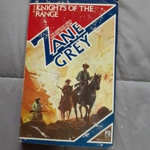 Knights Of The Range By Zane Grey Paperback Book Vintage 1961